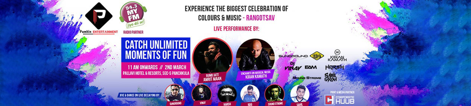 Rangotsav Music Fest is the Place to be this Holi-Day