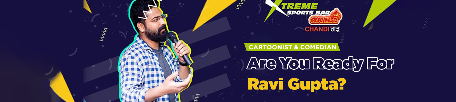 Cartoonist & Comedian… Are you ready for Ravi Gupta?