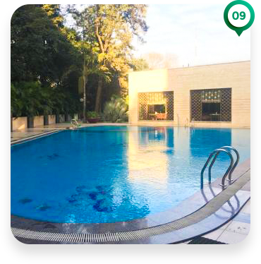 Swimming Pool at The Shivalik View Chandigarh