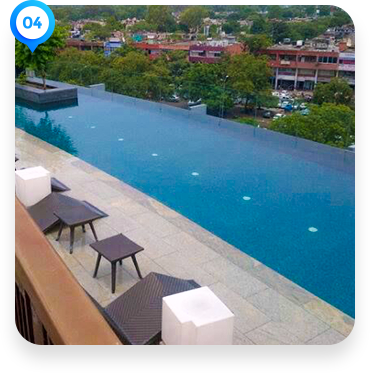 JW Marriott Luxurious Swimming Pool , Chandigarh