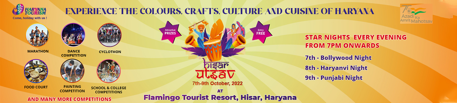 Hisar Utsav 2022: Bring Out Your Talent Followed by Blockbuster Star Night! Free Registration!