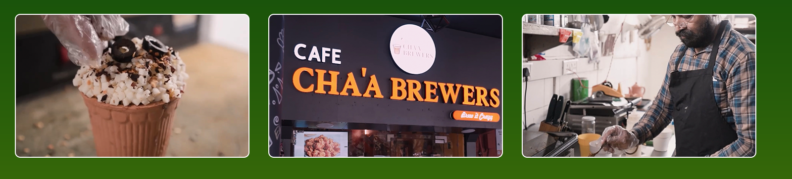 Café Cha’a Brewers’ Kulhad Pizza