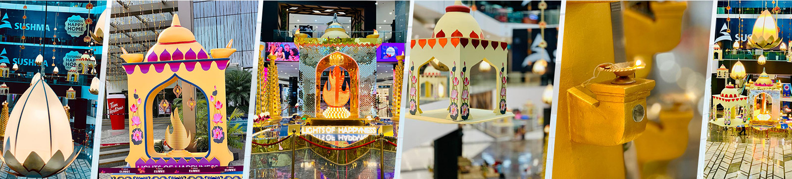 Elante Mall decked up for Diwali