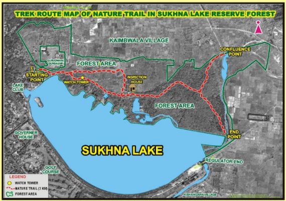 Sukhna Sanctuary Map 