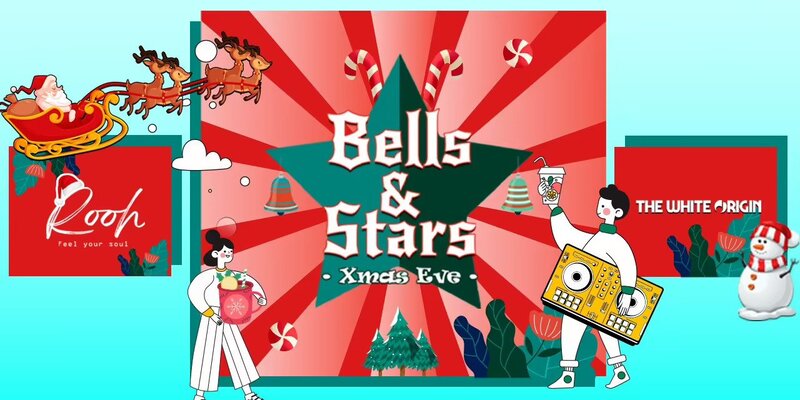 Bells and Stars Xmas Eve - Christmas Eve