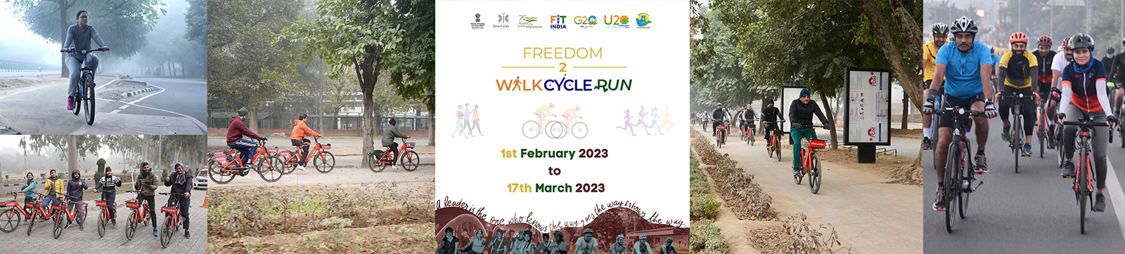 Chandigarh UT Officials Take Up 45-Day Freedom2 Walk, Cycle, Run Challenge