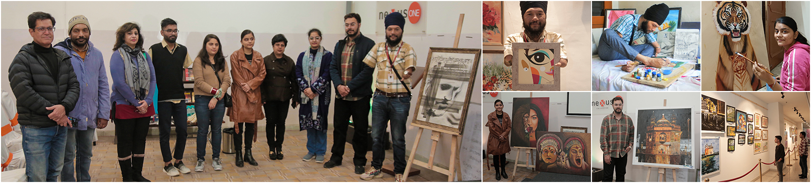 Unique Visual Art Exhibition at Elante Mall will Win Your Hearts