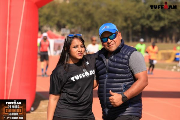 Tuffwoman- Tuffman 24 Hour Stadium Run Chandigarh