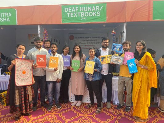 Deaf Hunar Textbooks Stall in Rose Festival