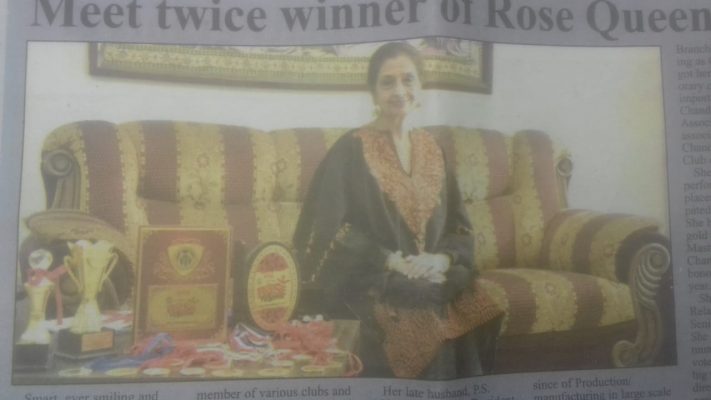 Winner of Rose Queen