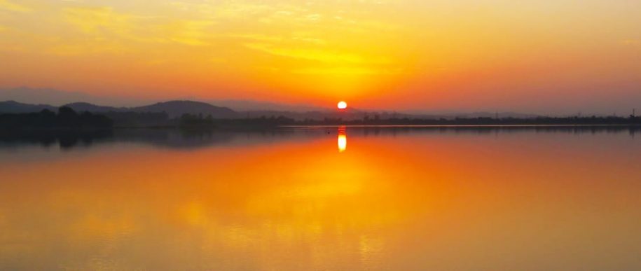 Sunrise at Sukhna Lake Chandigarh
