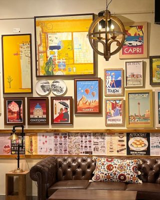 Backpacker cafe - unique and eclectic decor