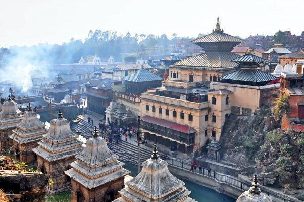 Pashupatinath temple in Nepal