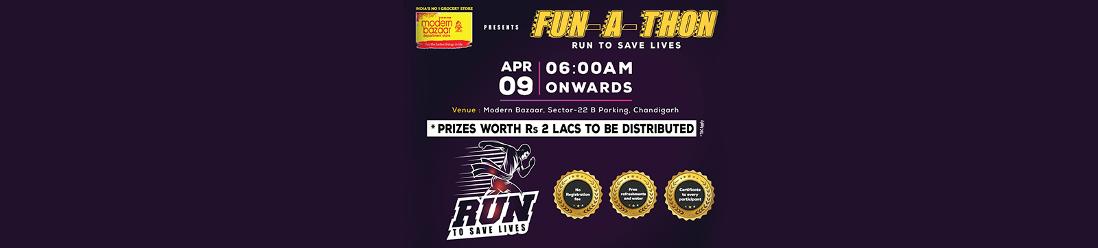 Run a Fun-A-Thon With Family, Registration Free