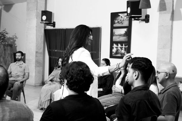 Nisha Luthra conducting workshops on mental health