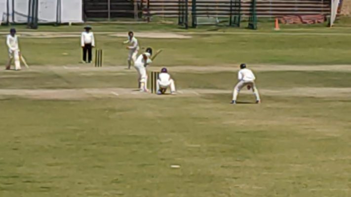 Cricket Match at Sector 16 Cricket Stadium