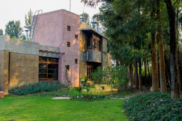 rammed earth house in Panchkula Haryana