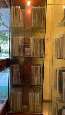 Collection of vinyl records