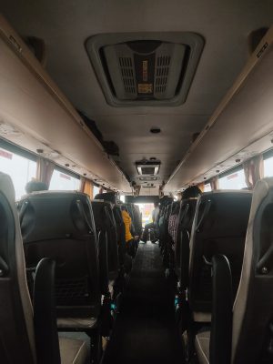 inner view of NUE GO Electric Buses