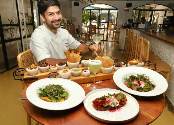 Head Chef Anubhav Boza at olive cafe and Bar