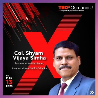 Col Shyam Vijaya Simha, a distinguished paratrooper an ex-armyman