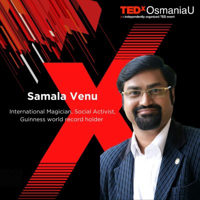 Samala Venu, M.Sc, MS(PR), magician - Speaker at TEDxOsmaniaU