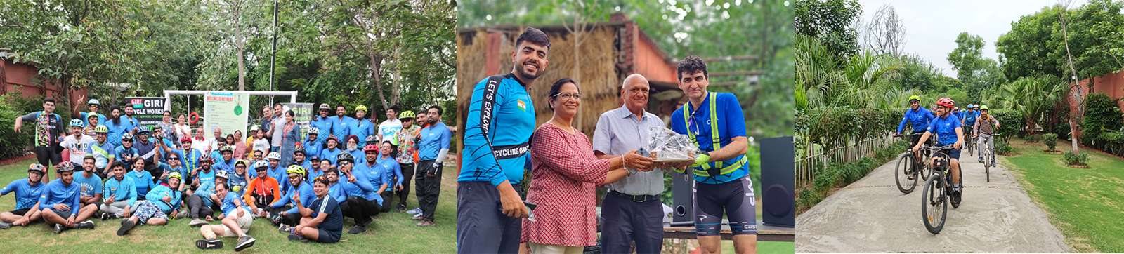 Cycling Groups of Chandigarh Tricity and Ambala Hold 50-km Long Run