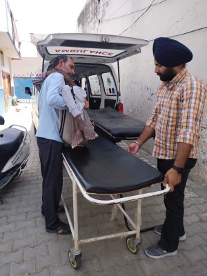 Sukman Singh Helping Patients