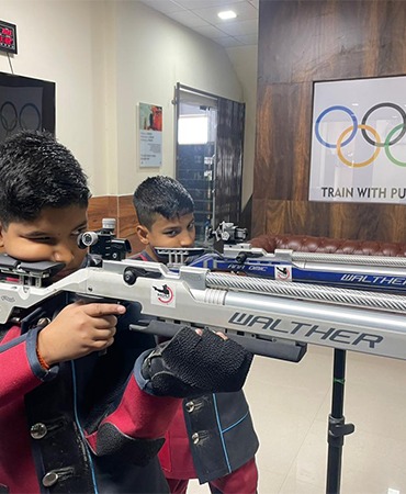 Professional Training at Shooting Range