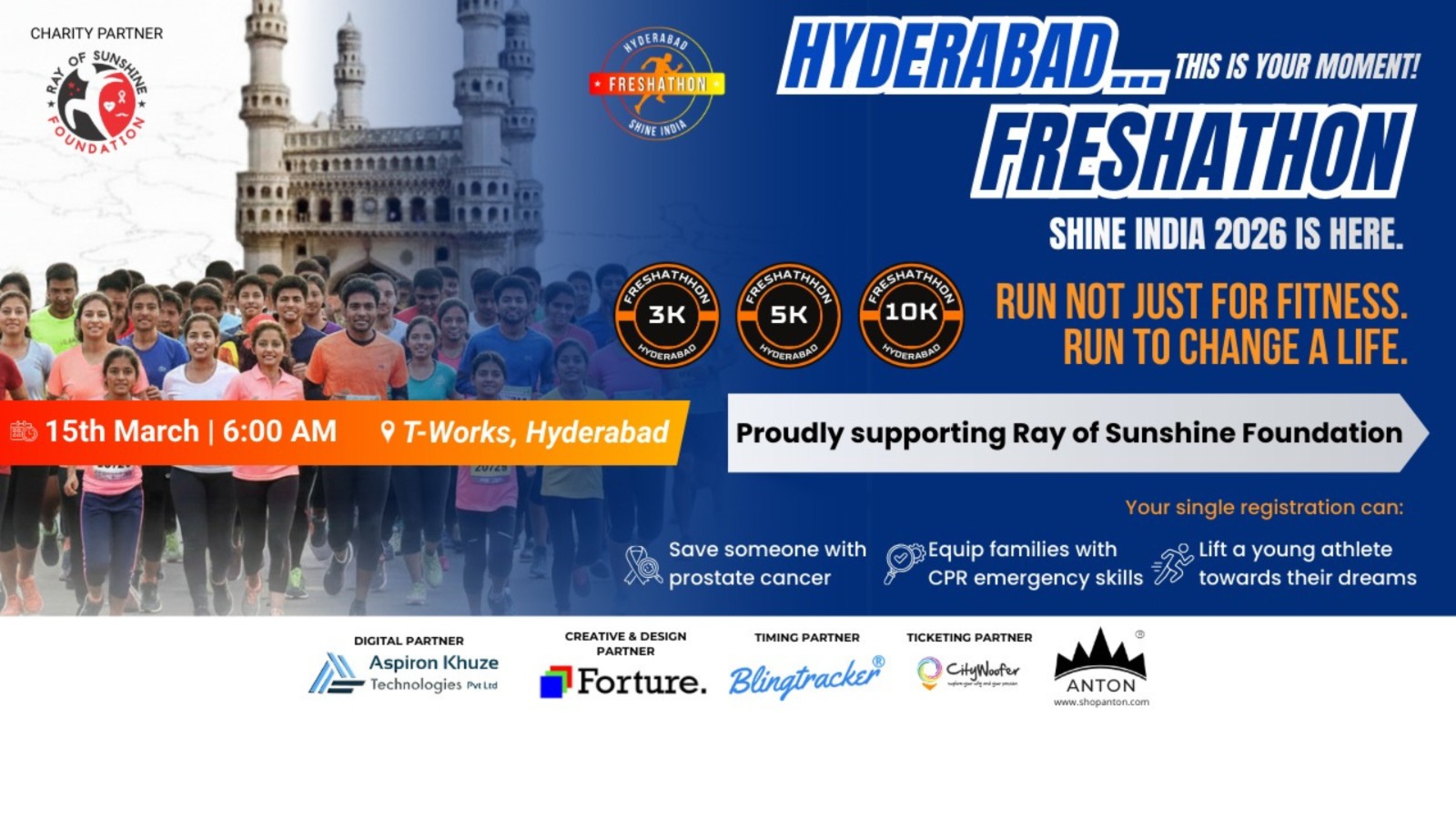 FRESHATHON SHINE, 2026 – Hyderabad Runs, Celebrates, and Makes an Impact